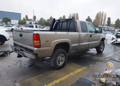 2001 GMC Sierra 2500Hd Sle из США, поврежденный, VIN 1GTHK29U91Z283753